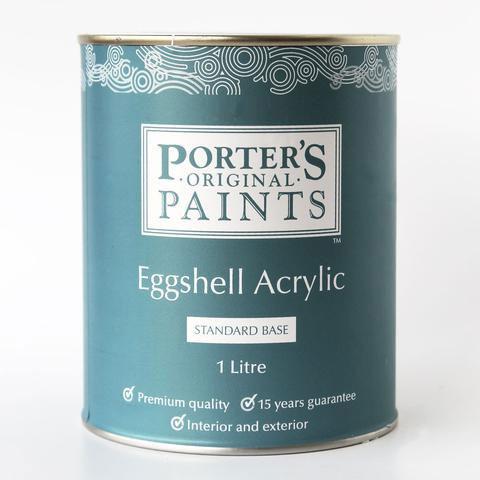 Eggshell Acrylic Paint - Black Pebble