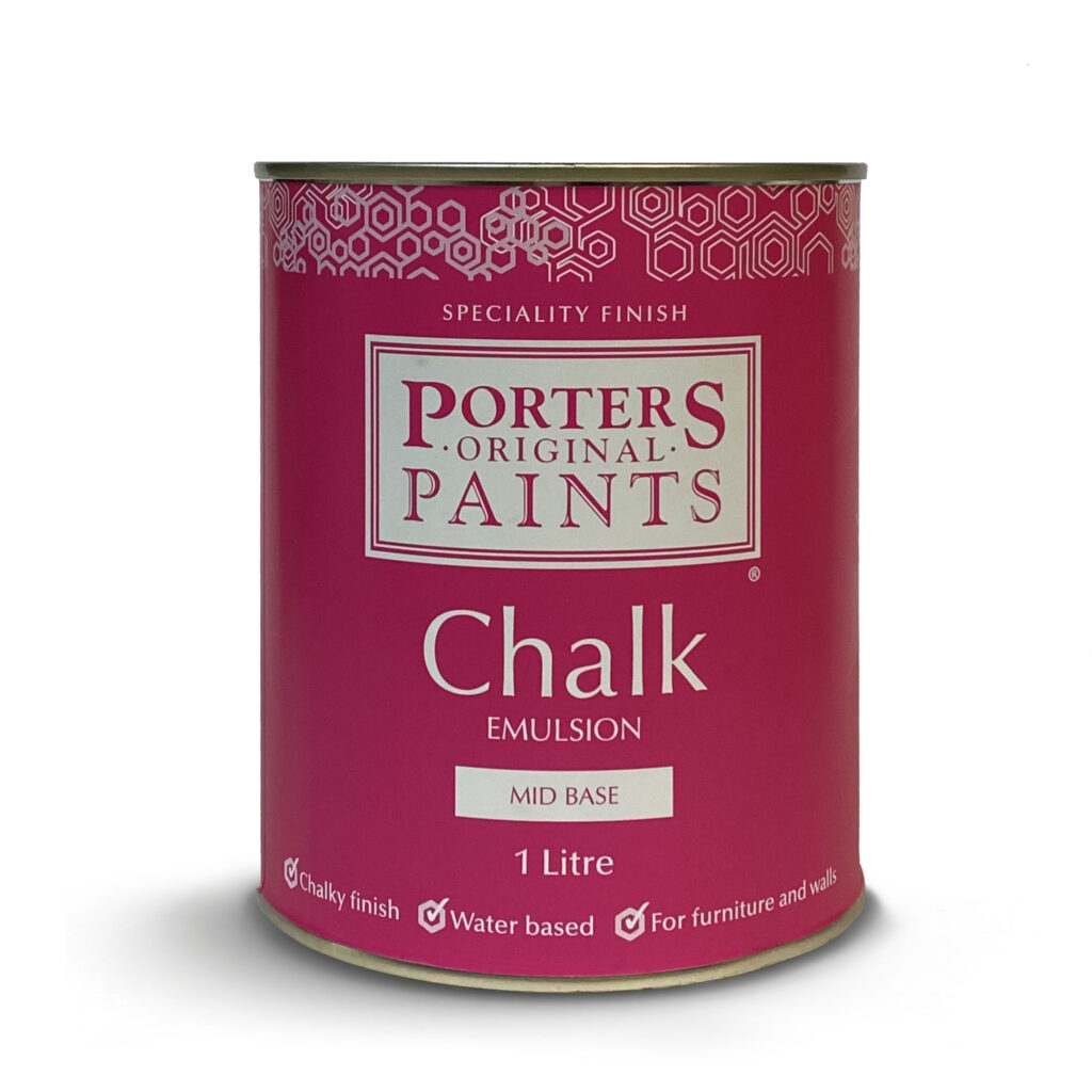 Porter's Chalk Emulsion Paint Black Pebble