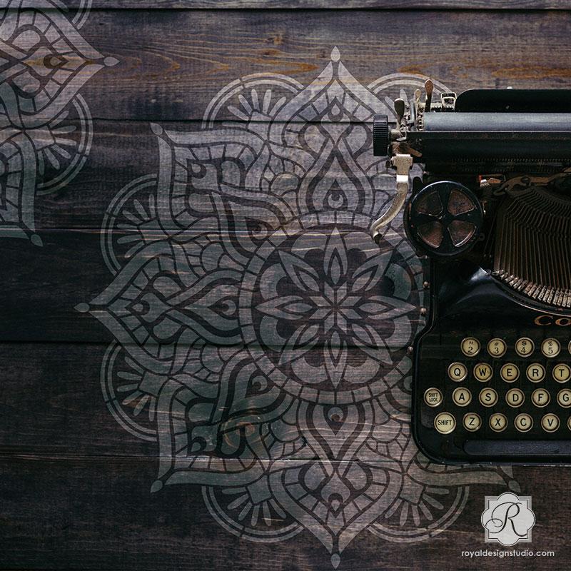 Prjana Mandala Wall Stencil - Image 2
